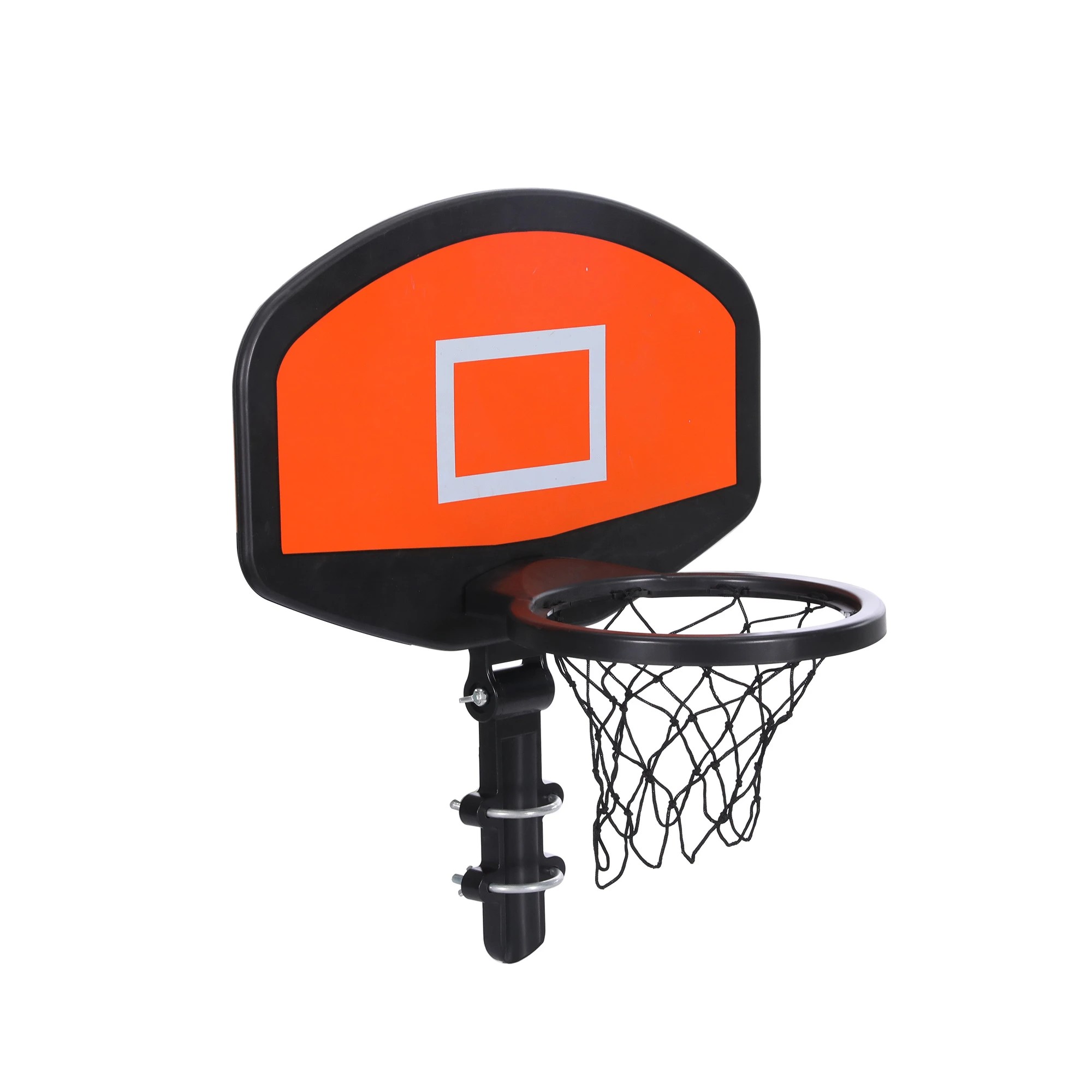 1 Centra Trampoline Basketball Set Kids Basketball Hoop Ring Backboard Pump Ball, 1 of 7