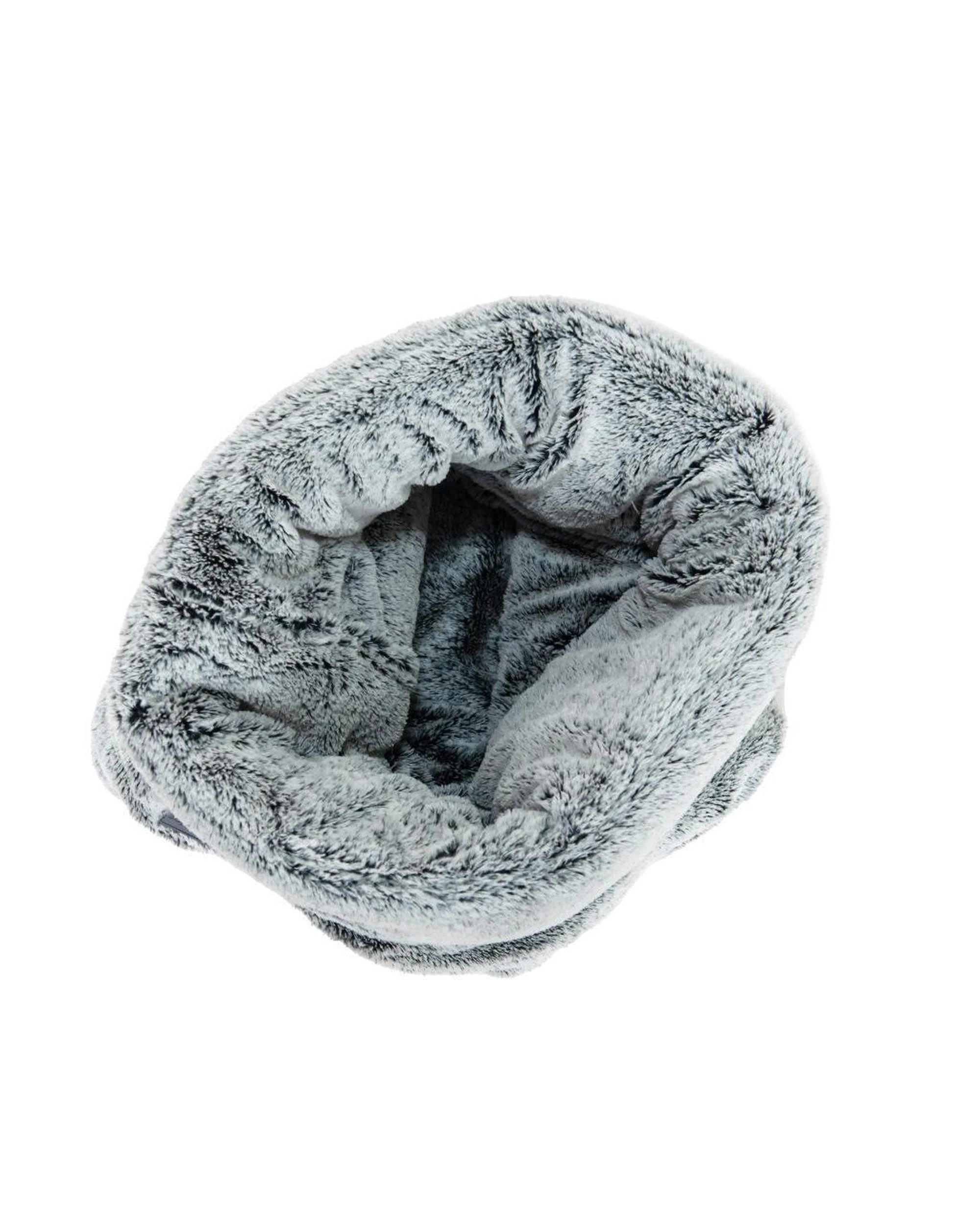 4 Superior Pet Cosy Pet Burrow for Cats & Small Dogs Artic Faux Fur - Grey, 4 of 7