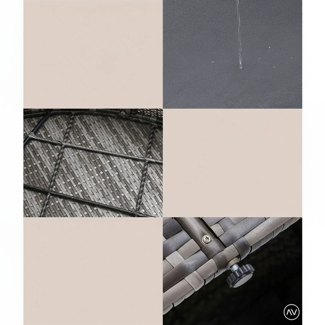 5 Gardeon Sun Lounge Setting Wicker Lounger Day Bed Patio Outdoor Furniture - Grey, 5 of 6