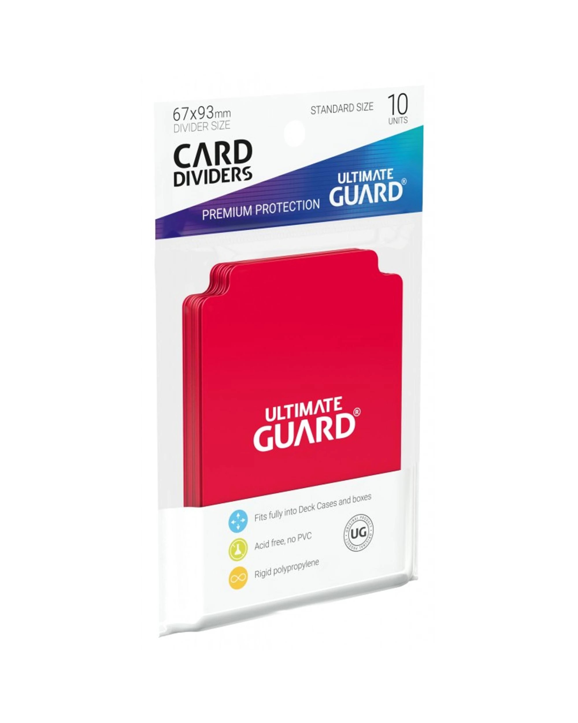 1 Ultimate Guard Card Dividers - Red, 1 of 2