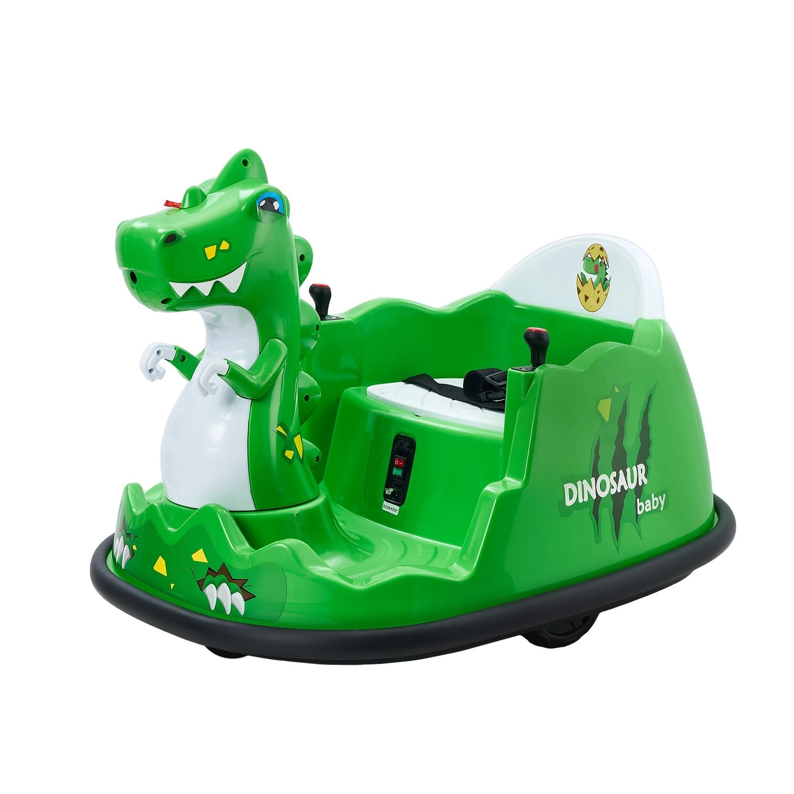 1 Mazam Kids Ride On Car Bumper Electric Cars Toy Remote Control Spray Led Trex
 - Green, 1 of 10