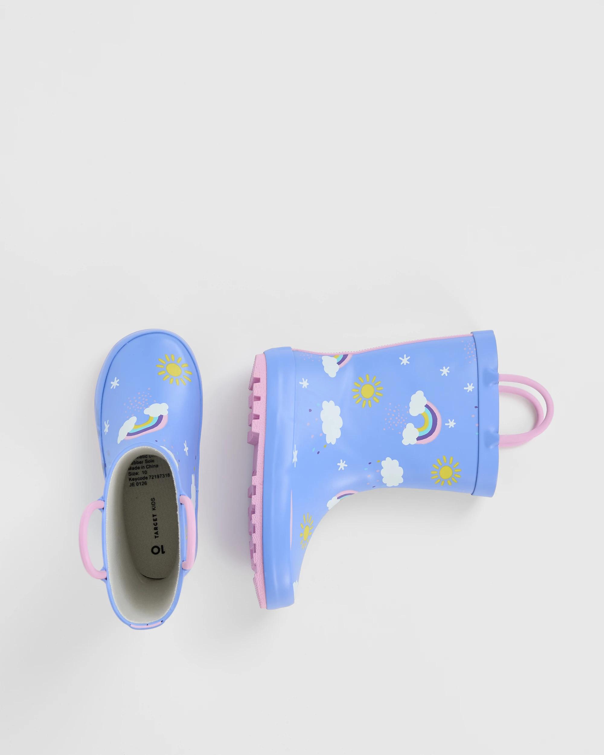 3 Target Kids Novelty Rainboots CLOUD BLUE, 3 of 3