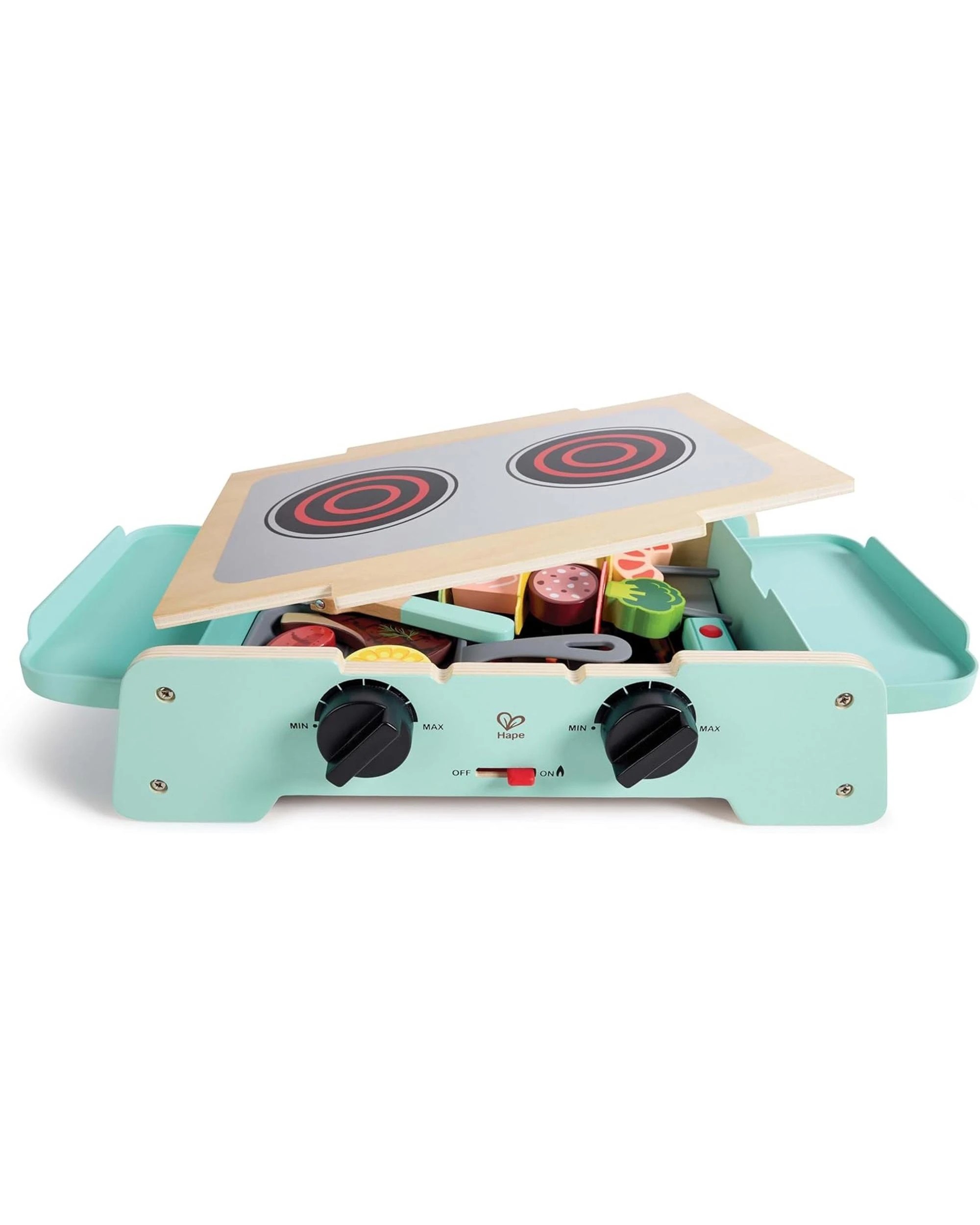 2 Hape Toys Hape Sizzling Griddle and Grill BBQ Playset, 2 of 6