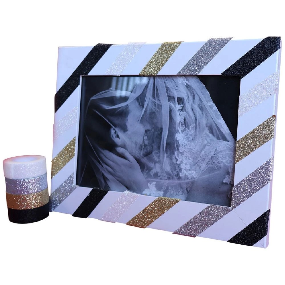 3 X-Press It Glitter Deco Tape 15mm x 3m Jewels 4 Pack, 3 of 3