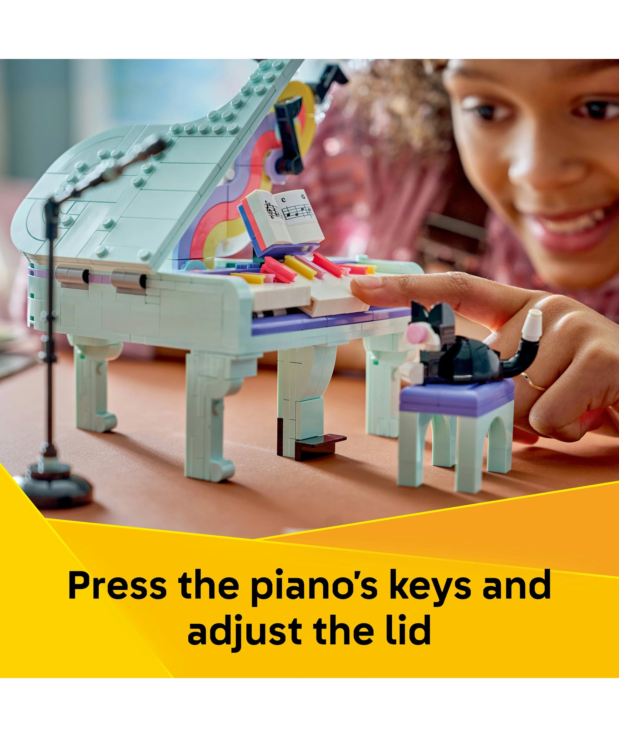 5 LEGO Creator Music Decor Piano with Cat 31392, 5 of 9