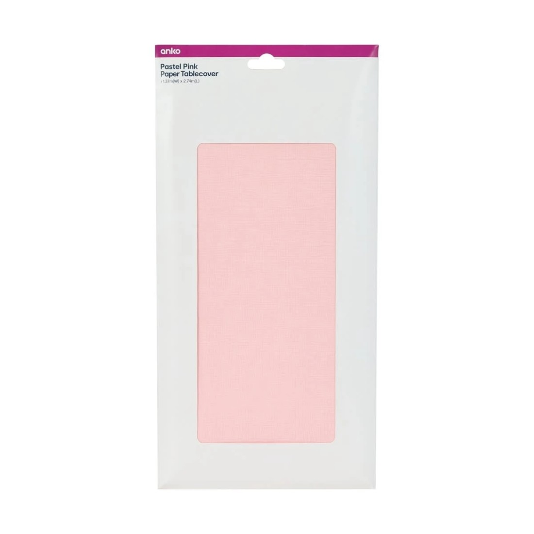 3 Paper Tablecover - Pastel Pink, 3 of 3