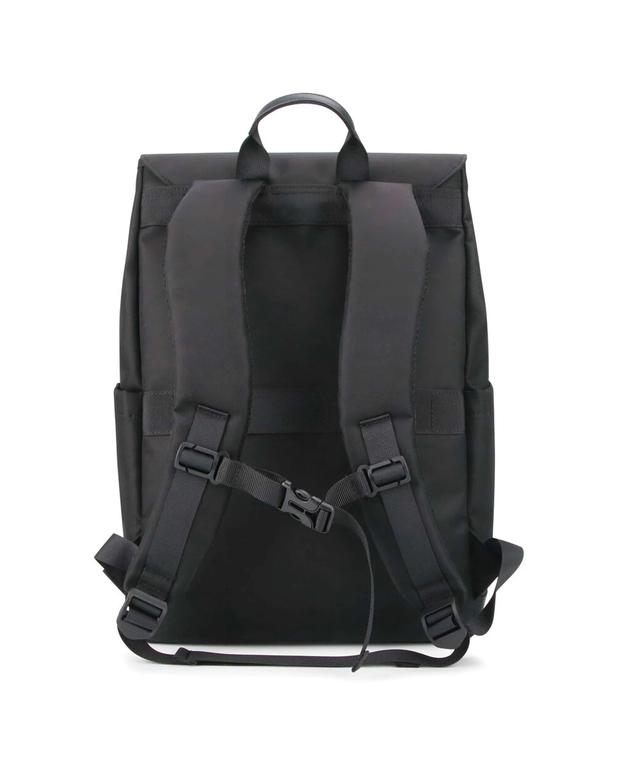 2 Mens Republic Urban Backpack Office Airport Weekend Gift Nylon Bag - Black, 2 of 6