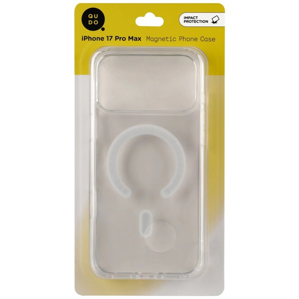 1 Qudo MagSafe Clear Case iPhone 17 Pro Max, 1 of 3