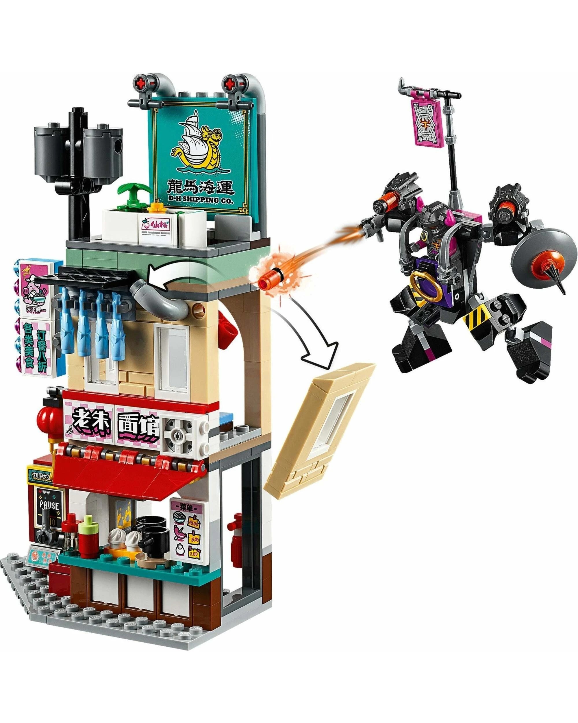 4 LEGO Monkie Kid 80012 Monkey King Warrior Mech, 4 of 5