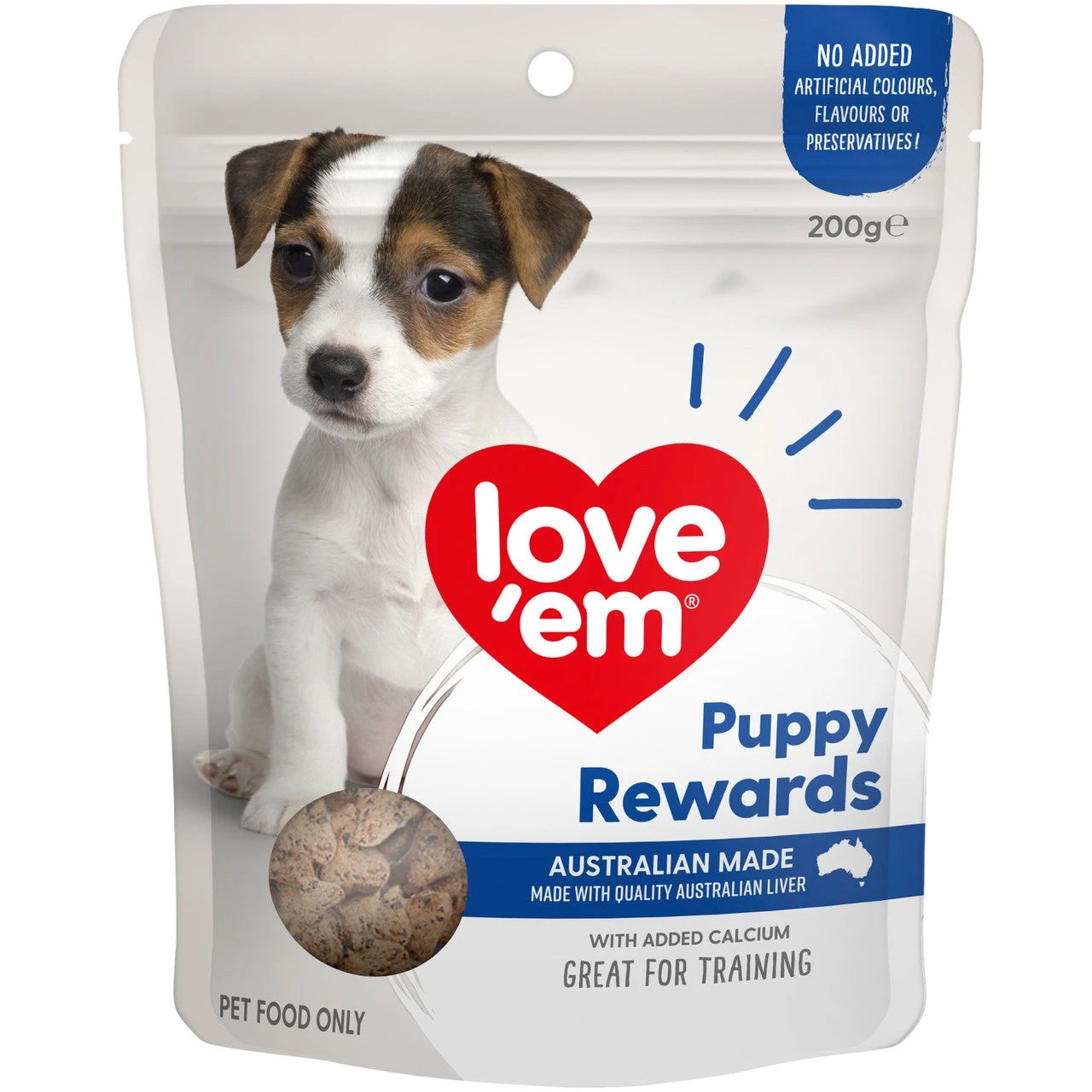 1 Love Em Liver Pup Rewards 200g 6pk, 1 of 2