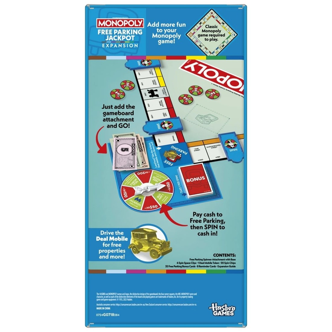 3 Monopoly Free Parking Jackpot Expansion Game, 3 of 3