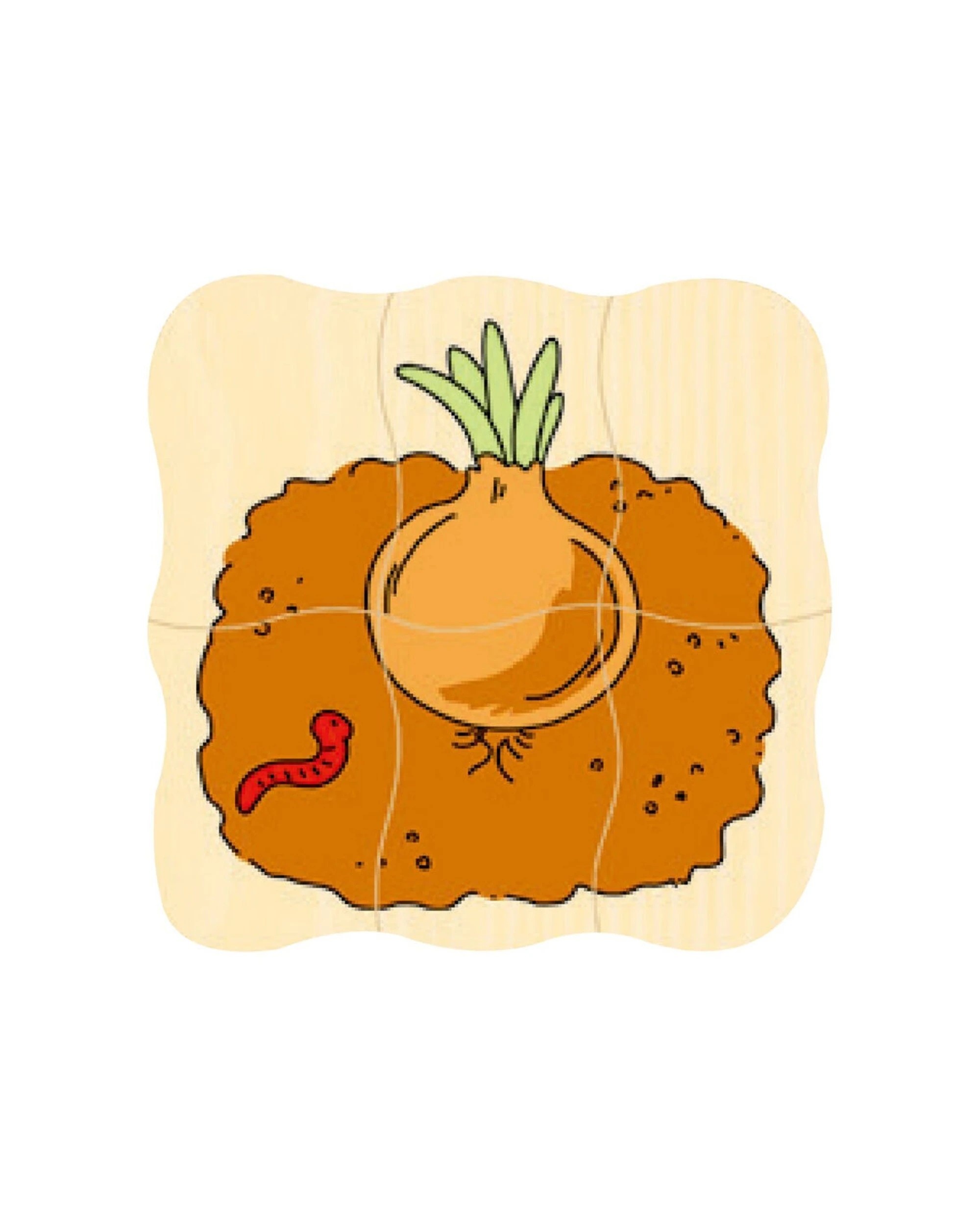 2 EDUCO 31Pc Multilayer Puzzle Grow Up Tulip Birch Plywood 24 X 24 Cm Ages 3 Years - Multi, 2 of 4