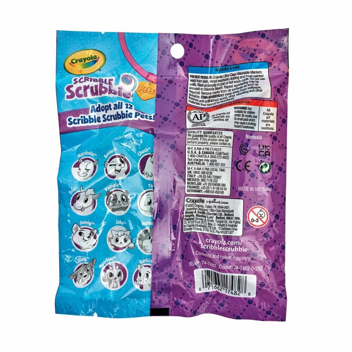 4 Crayola Scribble Scrubbie Pets Pack, 4 of 4