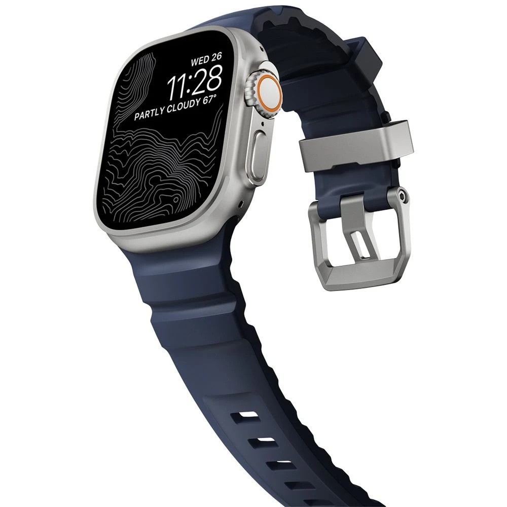 4 Nomad Apple Watch Band Rocky Point 44-46mm Blue, 4 of 4