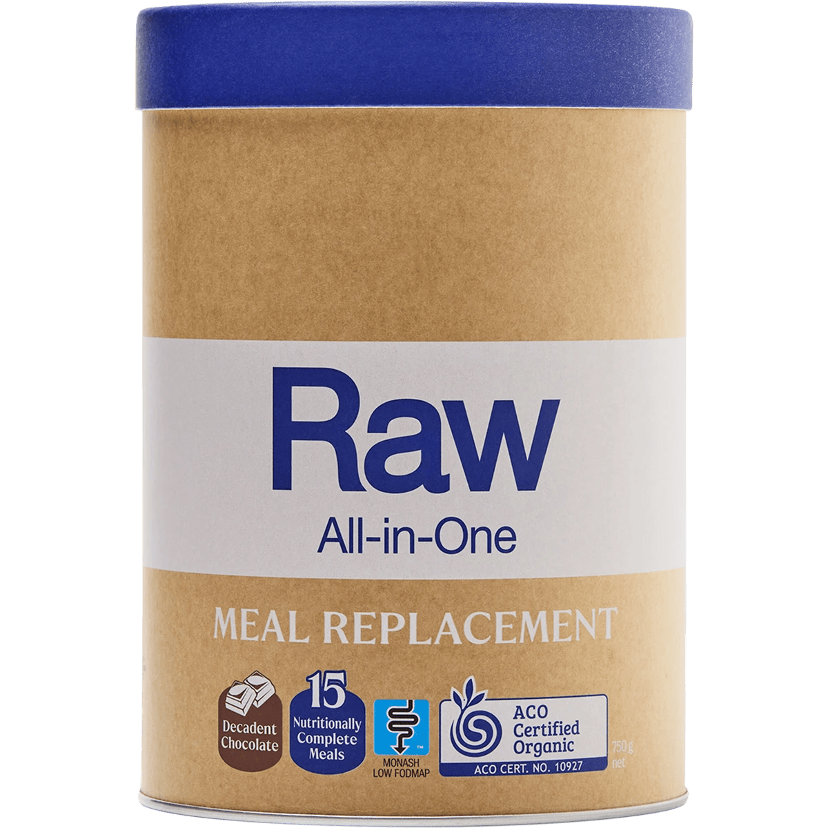 1 Amazonia Raw All-In-One Meal Replacement Decadent Chocolate 750g, 1 of 2