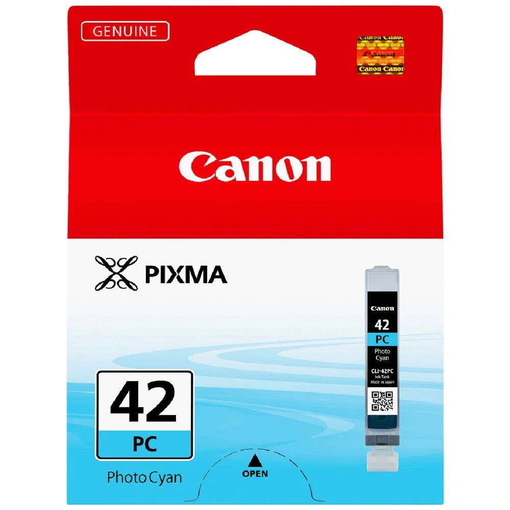 1 Canon CLI 42 Ink Cartridge Photo Cyan, 1 of 4