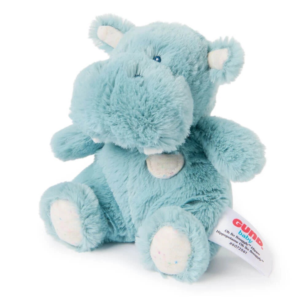 2 GUND - Oh So Snuggly Littles: Hippo, Soft Toy, Plush, Birth+, 2 of 3