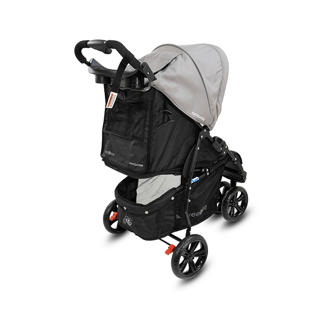 6 Vee Bee Navigator Foldable Stroller Pram Suitable From Birth Fauna 100cm
 - Grey, 6 of 9