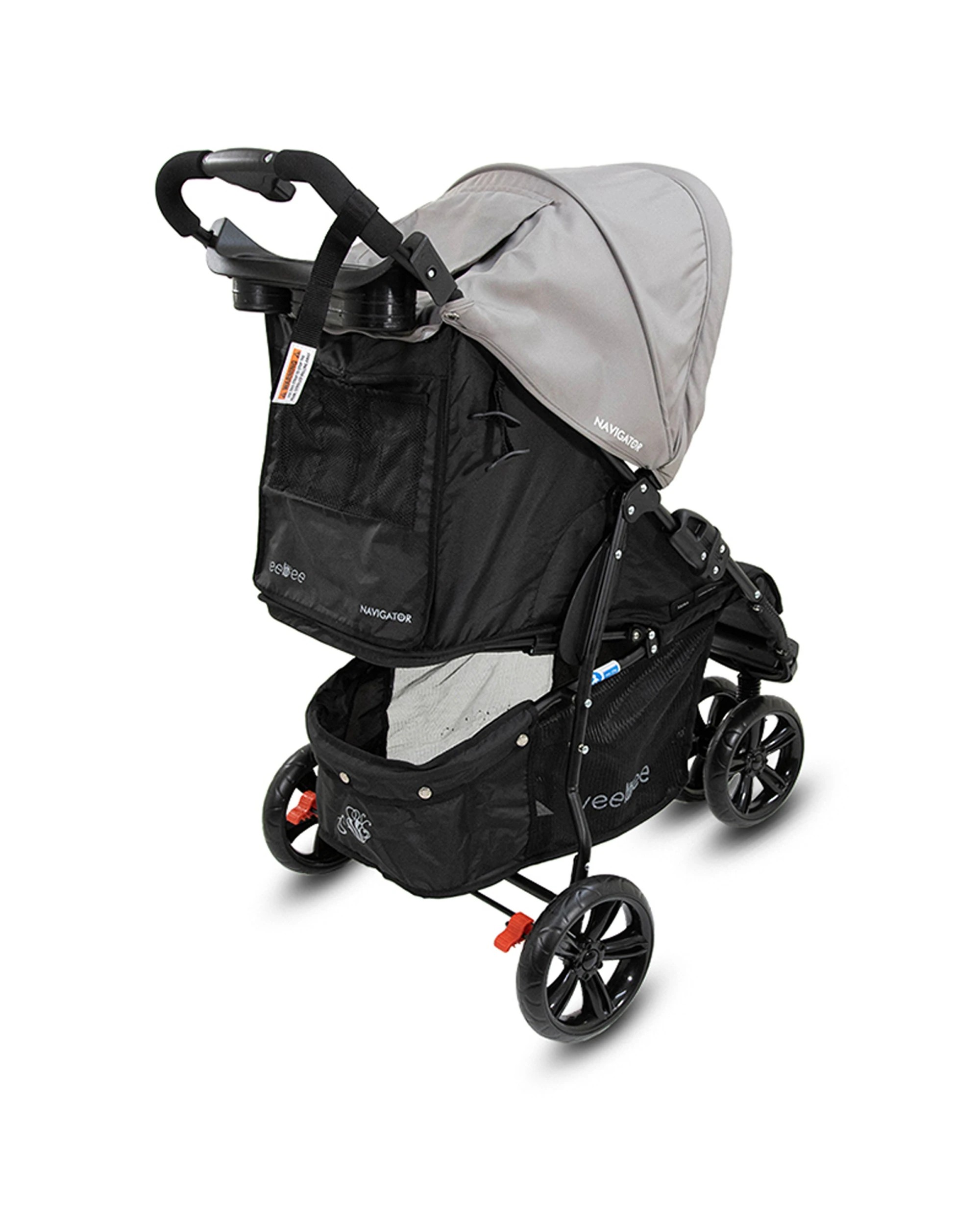 6 Vee Bee Navigator Foldable Stroller Pram Suitable From Birth Fauna 100cm
 - Grey, 6 of 9