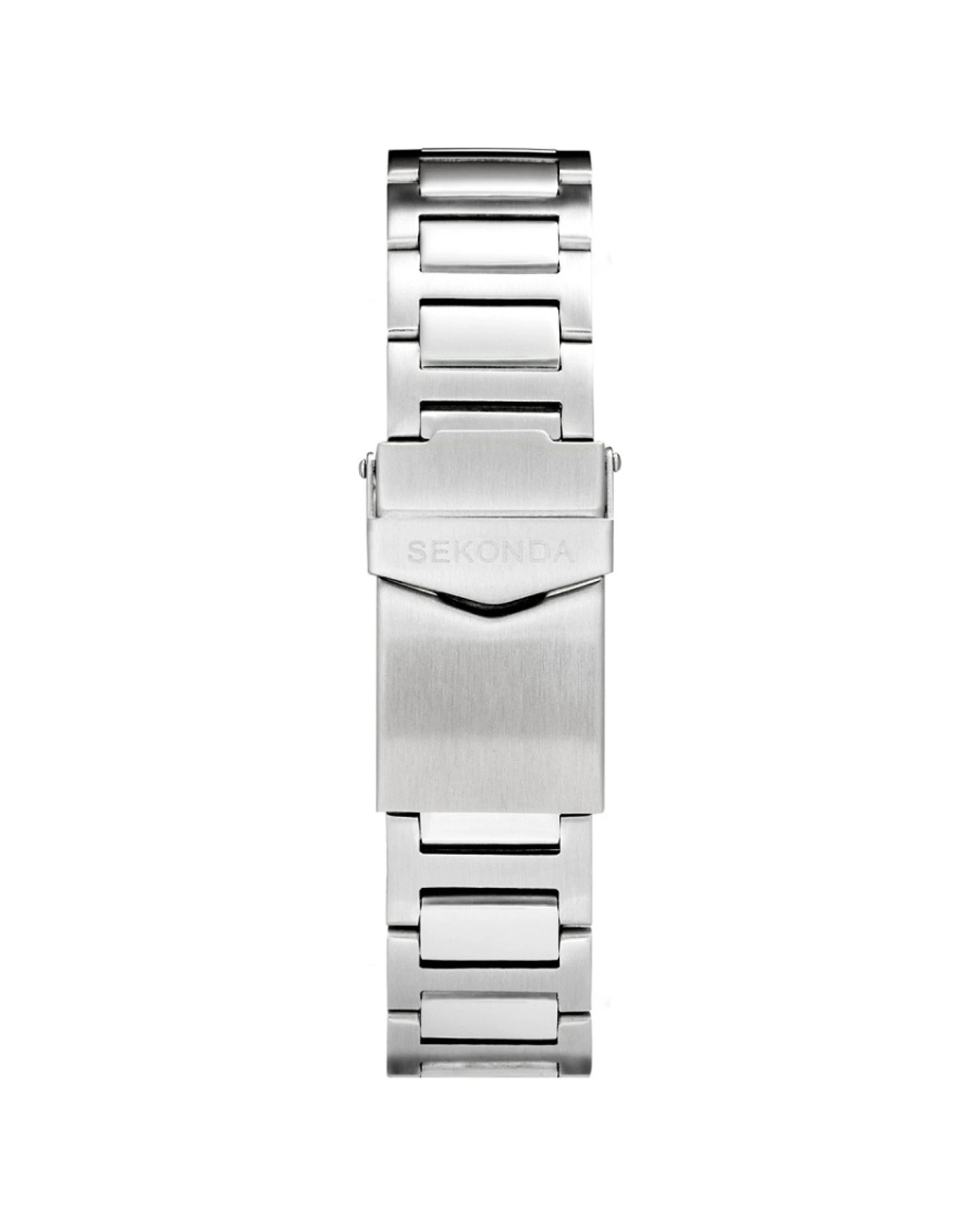 3 Sekonda Men's Octaire Watch 40mm Blue Dial Stainless Steel Strap 50m Water Resistant, 3 of 6
