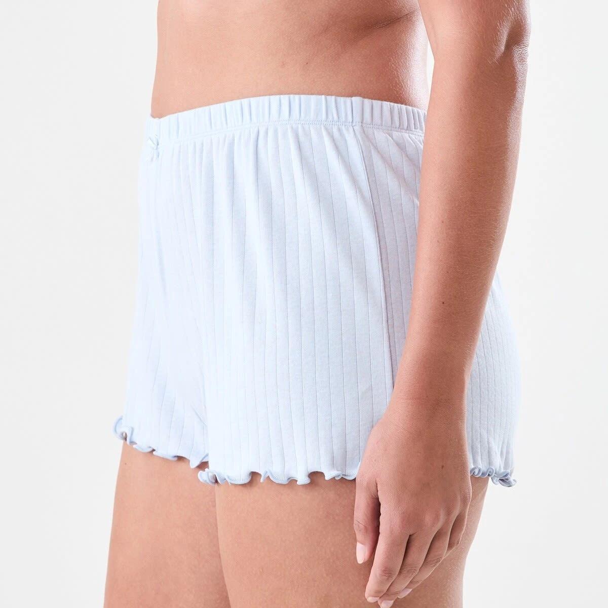 2 Rib Sleep Shorts HALOGEN BLUE, 2 of 4