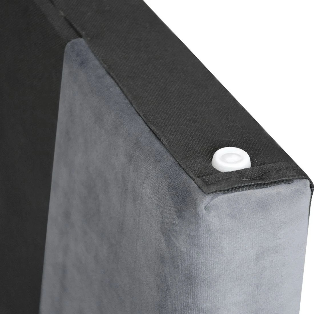 10 Artiss Bed Head Headboard King Velvet - Grey, 10 of 10