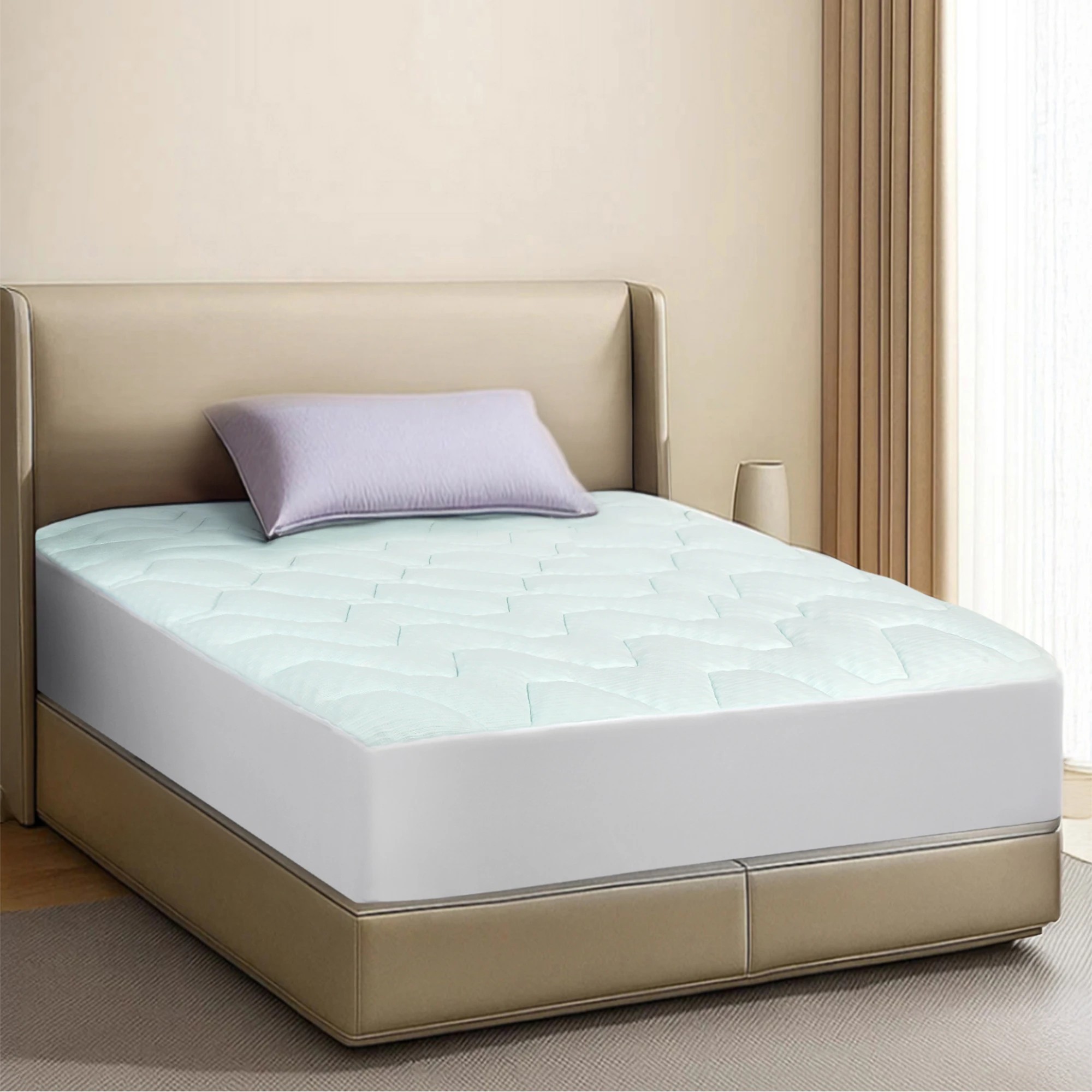 7 Dreamz Mattress Topper Pillowtop Memory Foam Bamboo Cover Bed Protector Single, 7 of 9