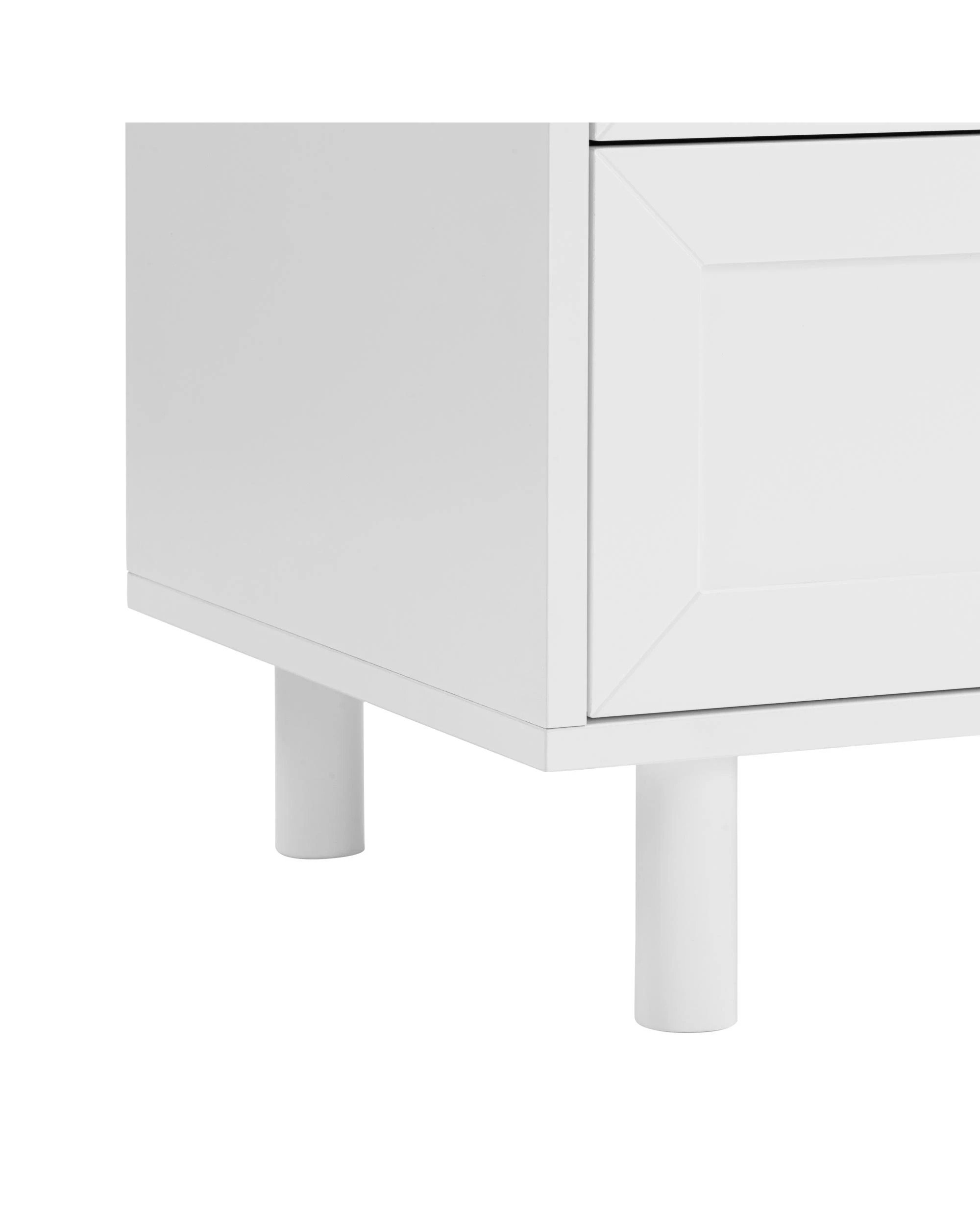 6 Kodu Tallboy Dresser Chest 5 Drawers - White, 6 of 10