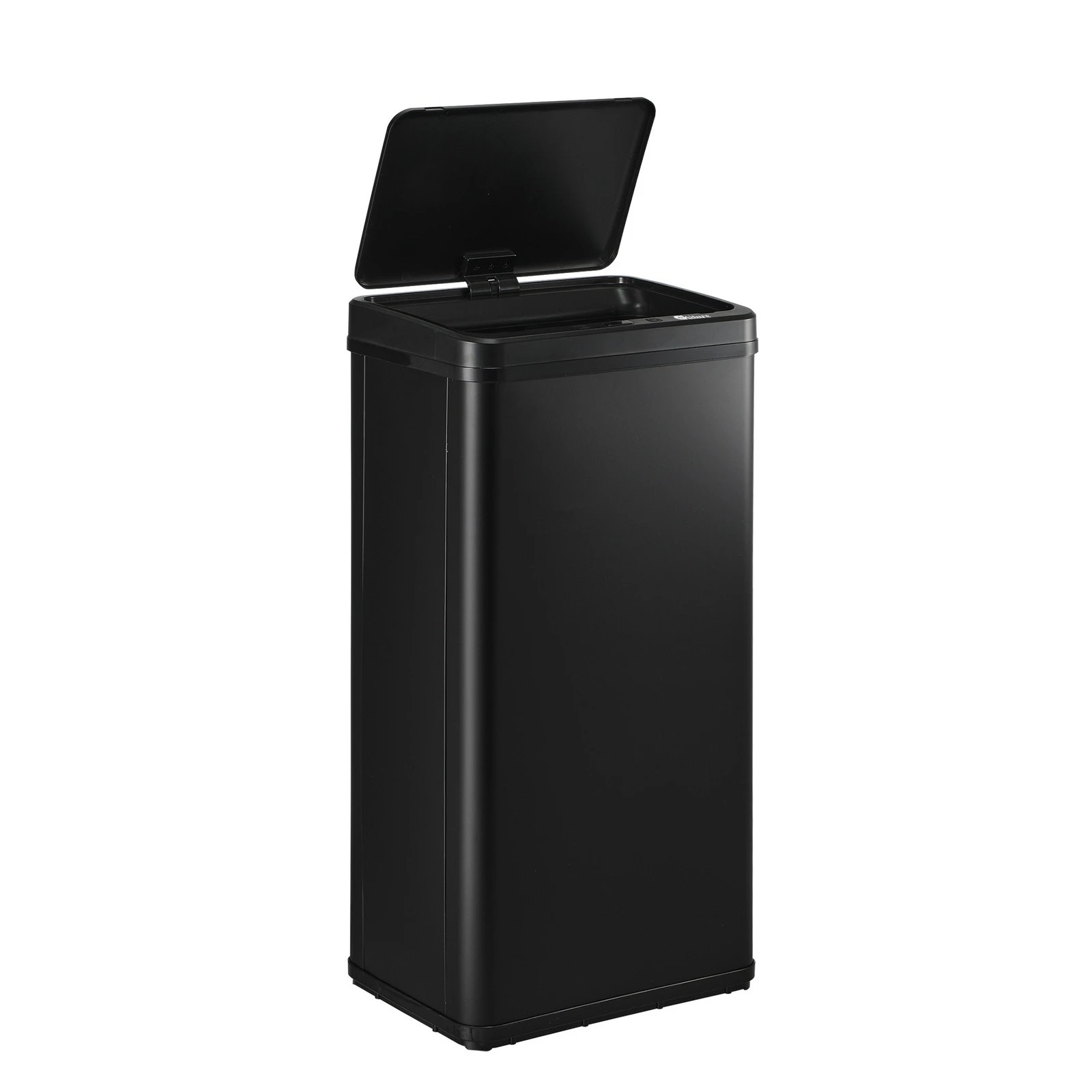1 Oikiture 50L Motion Sensor Bin Automatic Rubbish Trash Can - Black, 1 of 10