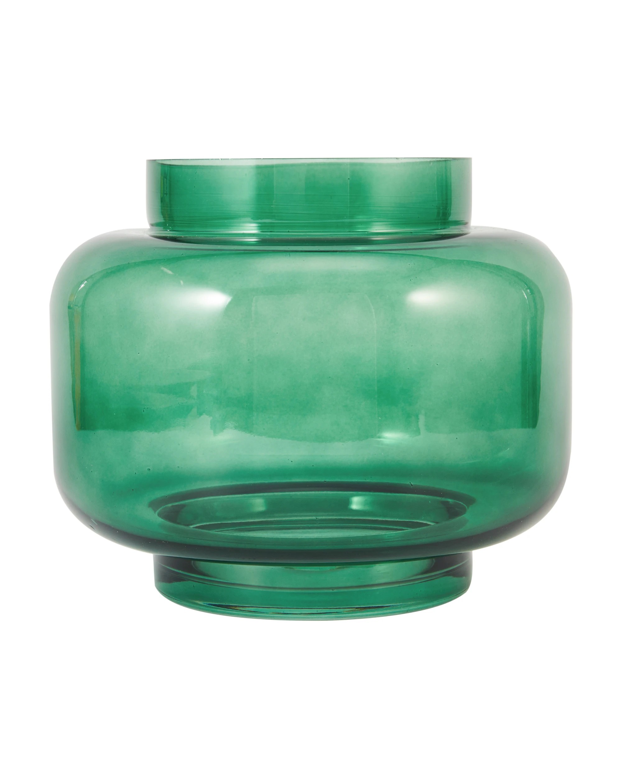 2 Green Tiered Glass Vase, 2 of 5