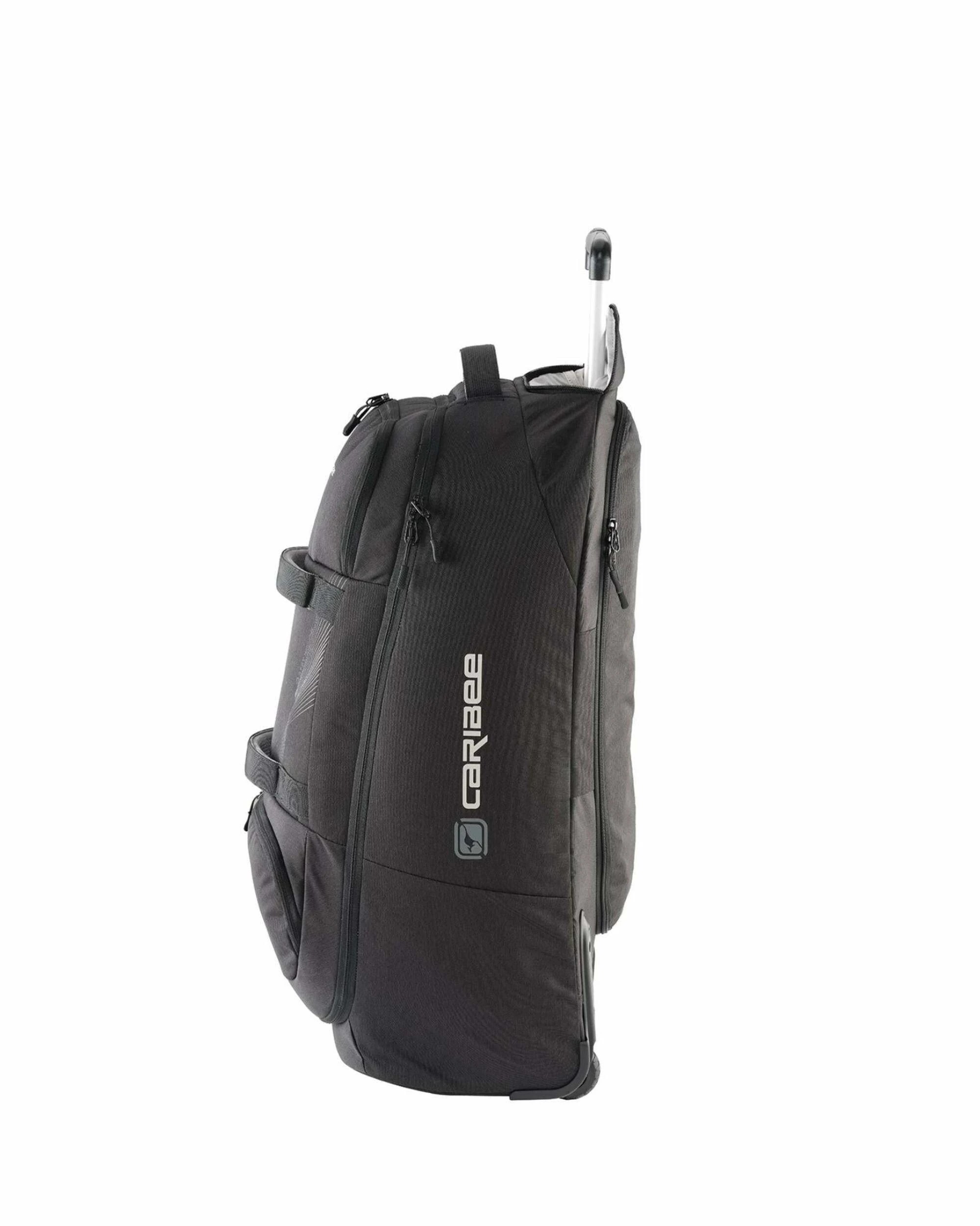 3 Caribee Adventure Hybrid Wheeled Backpack - 70L - Black, 3 of 5
