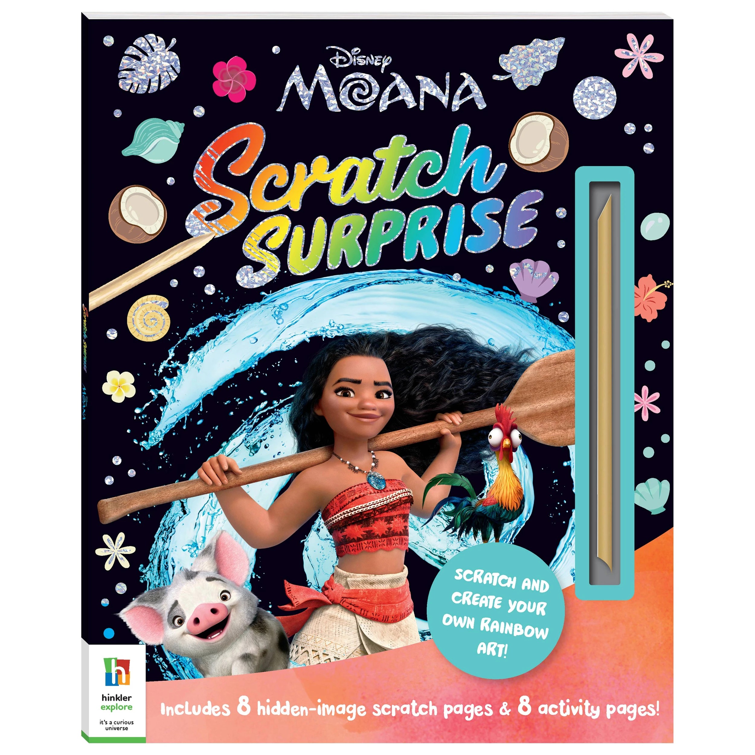 1 Scratch Surprise: Disney Moana - Book, 1 of 5