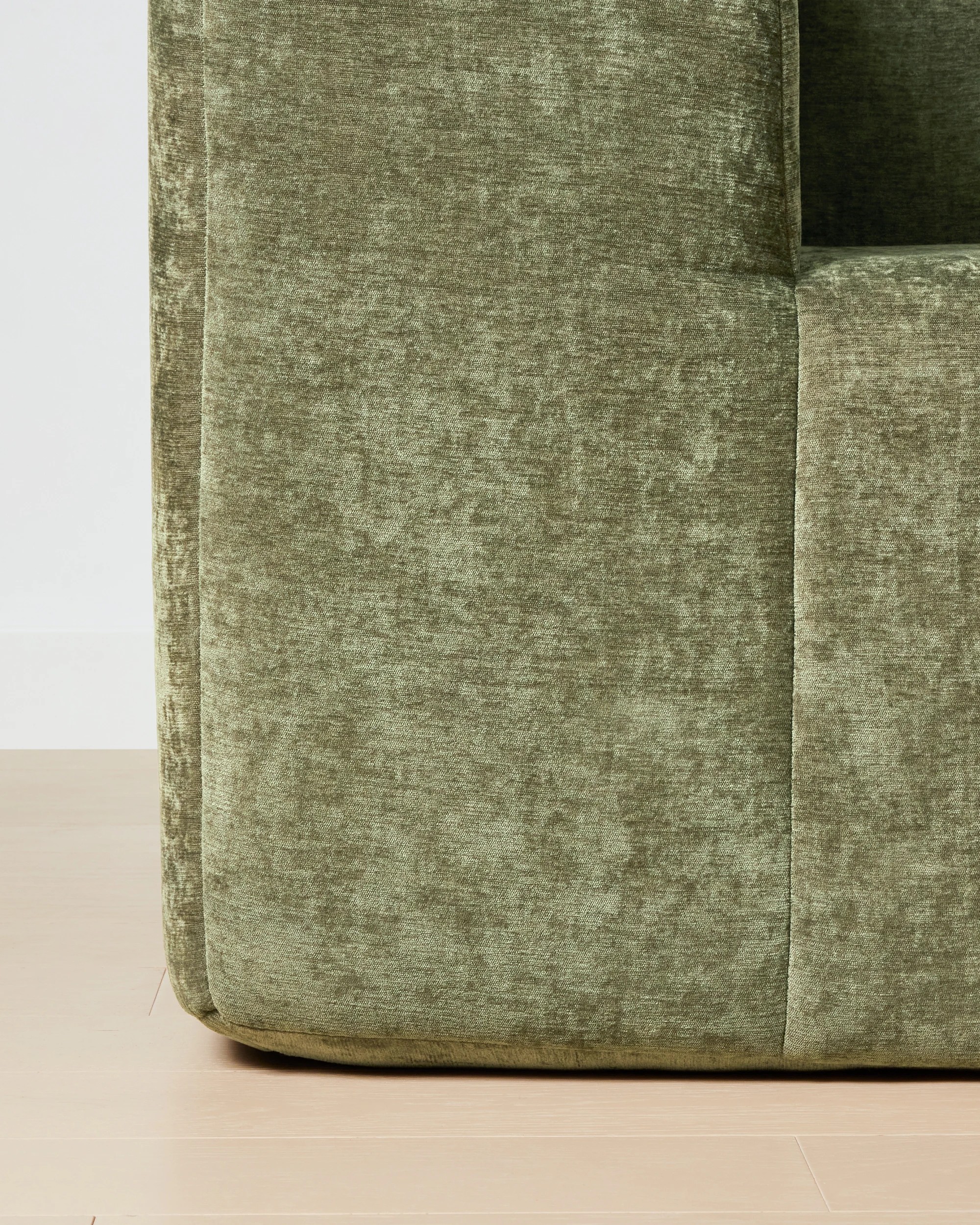 9 Trove 3 Seat Compressed Sofa - Green, 9 of 9