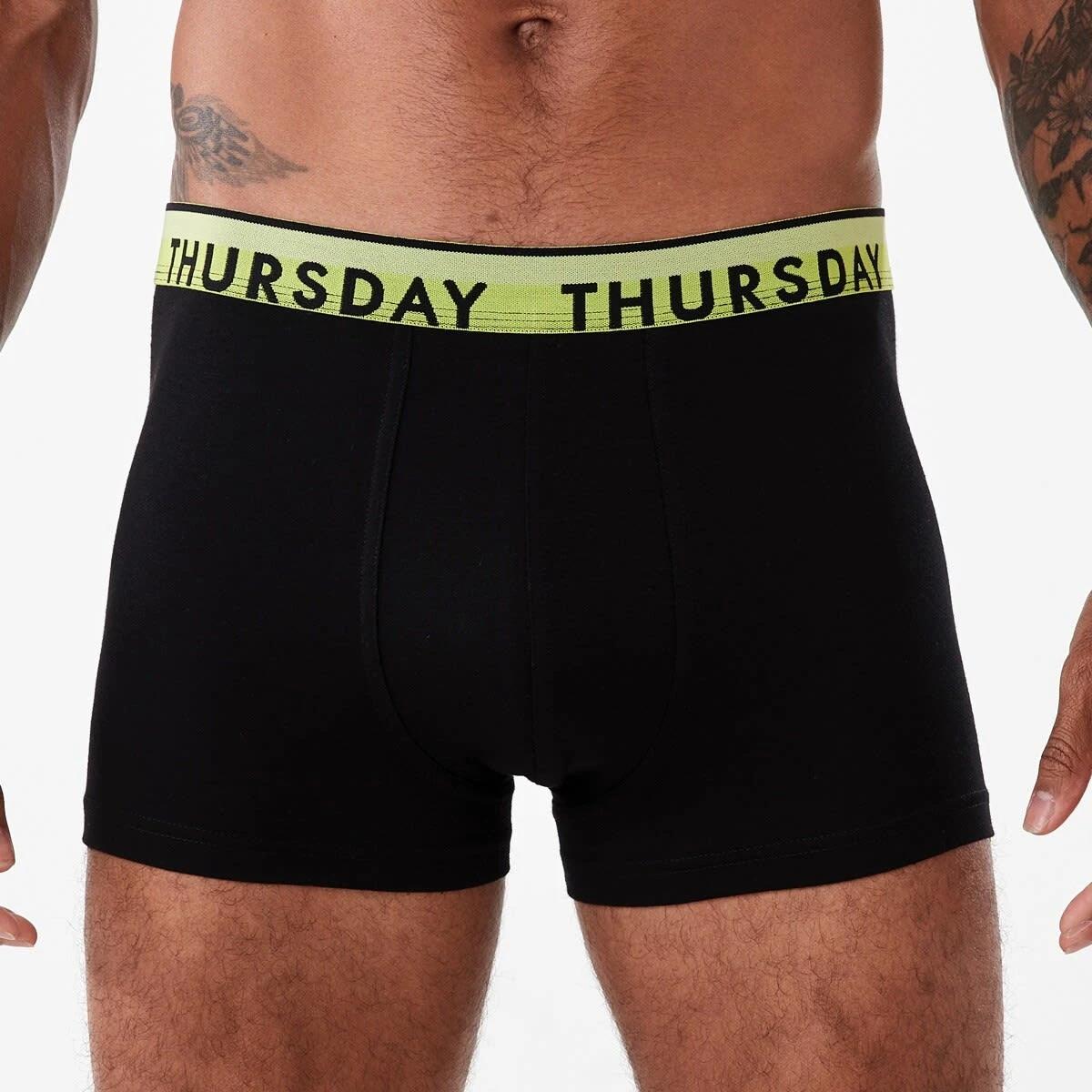 4 7 Pack 7 Day Trunks BLACKCOLOR, 4 of 10