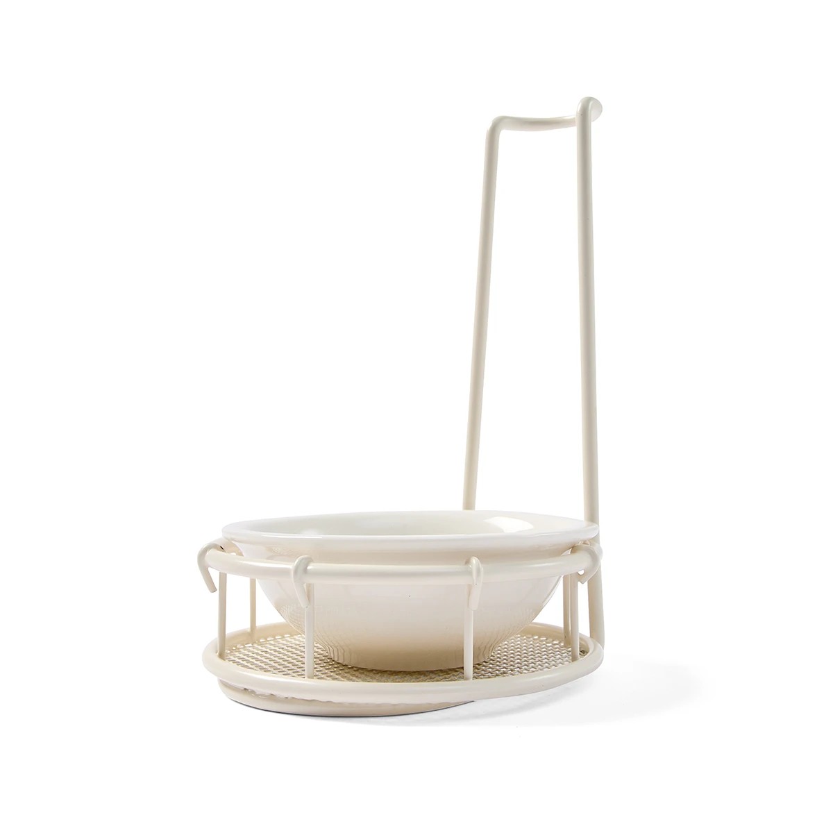 2 Off White Upright Spoon Rest, 2 of 8