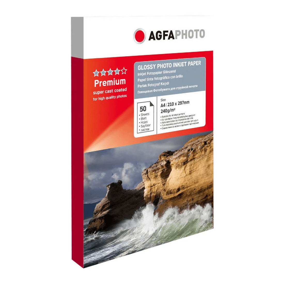 1 AGFA A4 Gloss Photo Paper 240gsm 50 Pack, 1 of 1