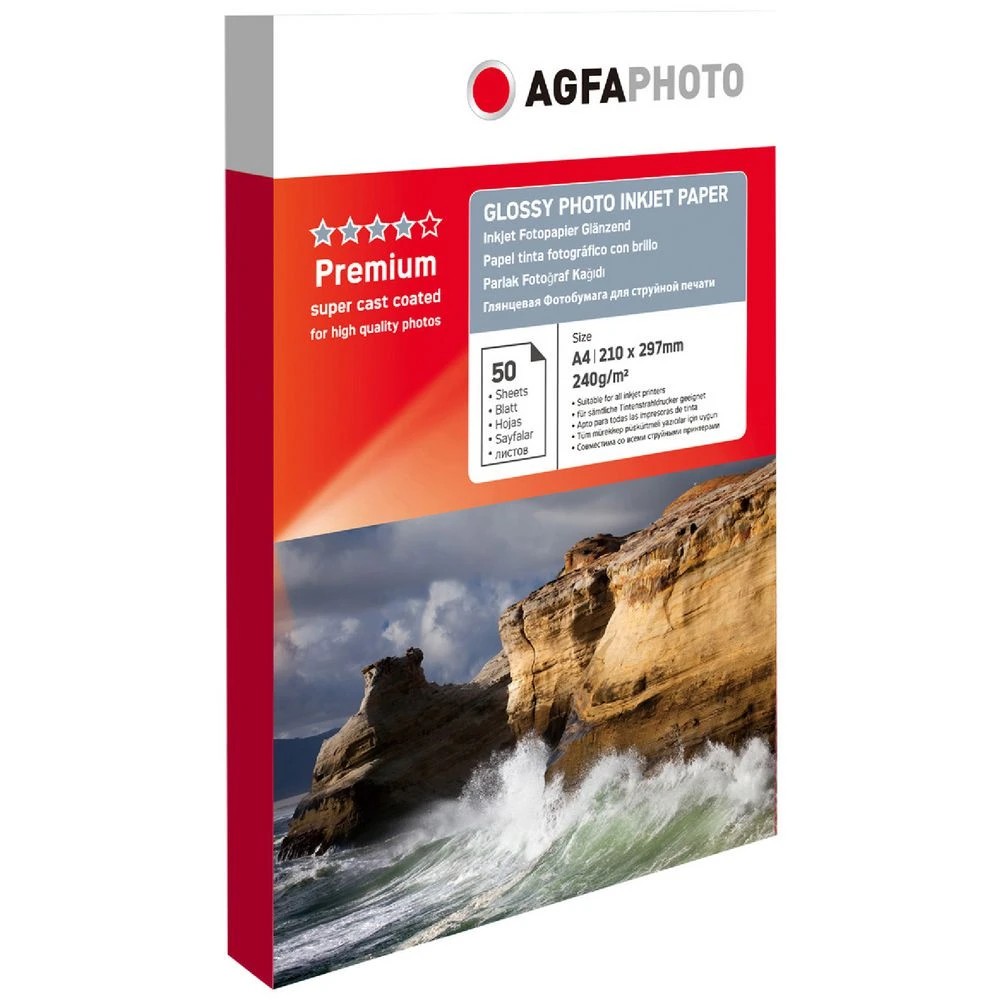 1 AGFA A4 Gloss Photo Paper 240gsm 50 Pack, 1 of 1