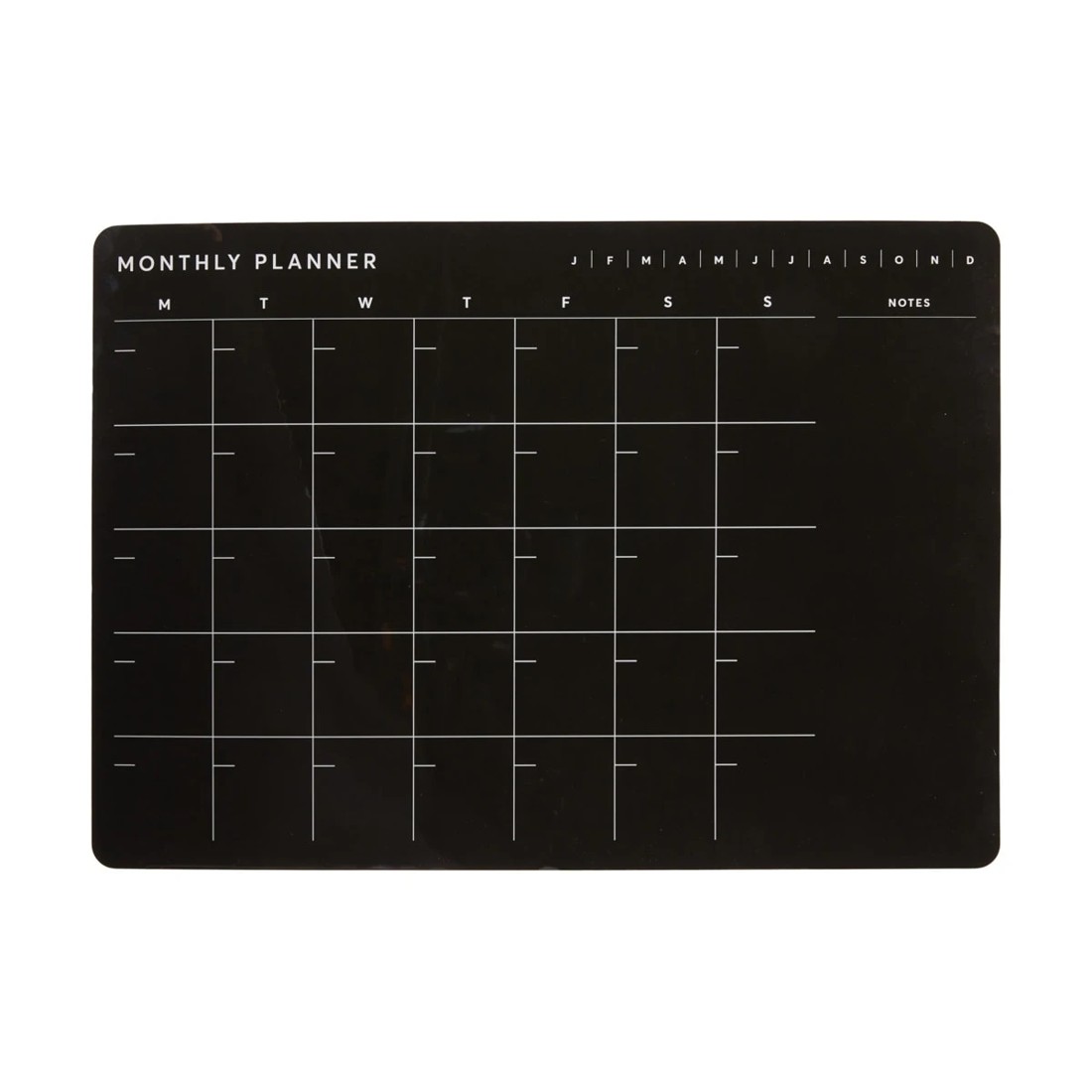 2 Monthly Magnetic Planner - Black, 2 of 8