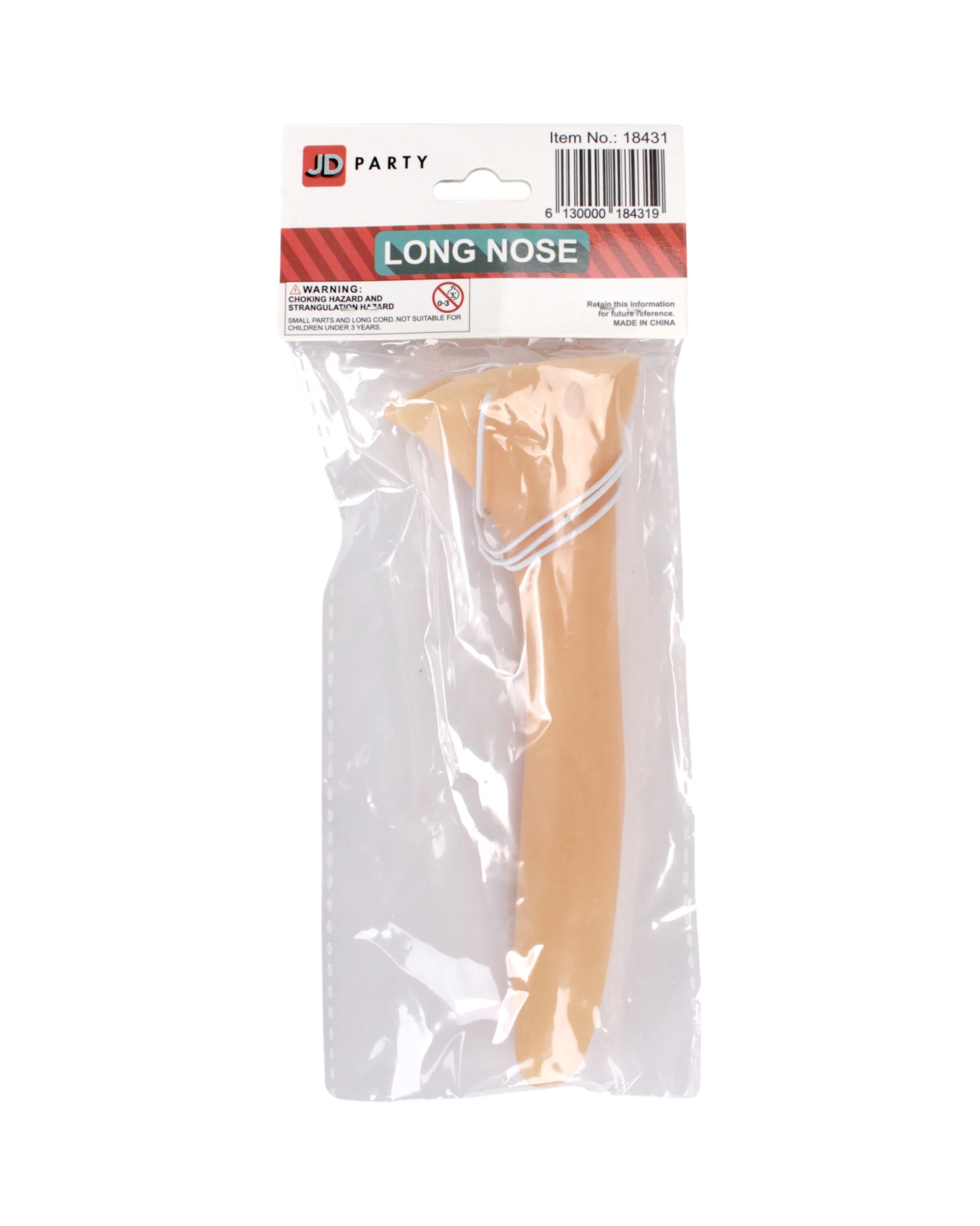 5 JD Party Long Character Nose - One Size - Beige, 5 of 5