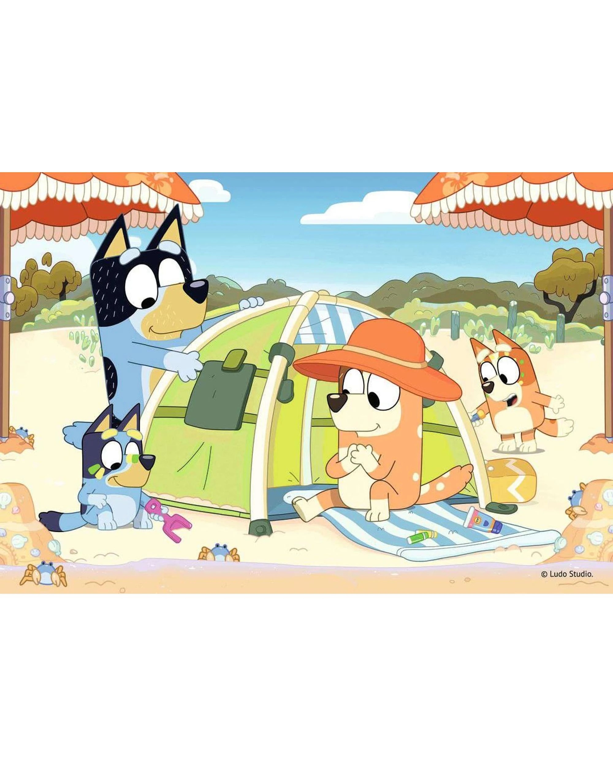 2 Ravensburger Bluey Beach Day 35 Piece Jigsaw Puzzle, 2 of 2