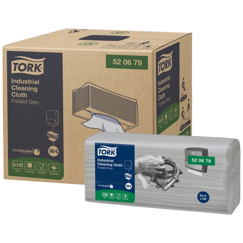 1 Tork Industry Cleaning Cloth 4 Pack, 1 of 2