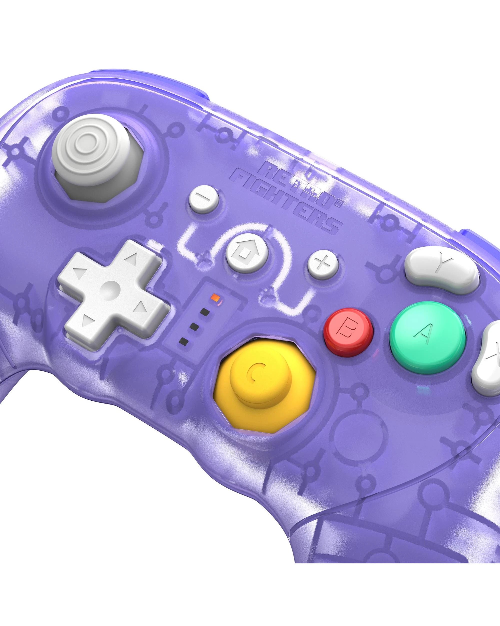 6 Retro Fighters BattlerGC Pro 2 Wireless Controller - Glacier - Purple, 6 of 6