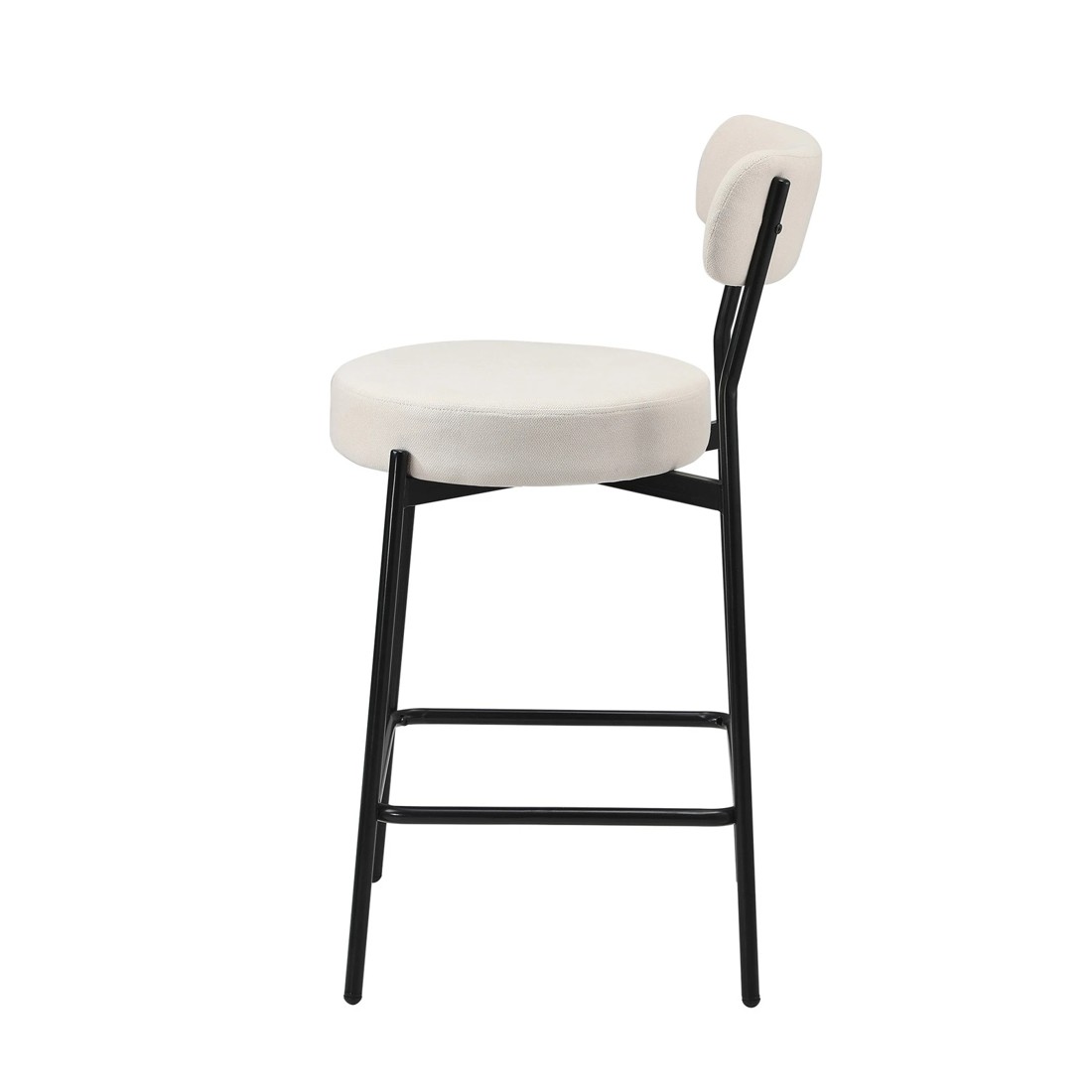 7 Oikiture 2x Bar Stools Kitchen Dining Chairs Counter Stool
 - Beige, 7 of 10