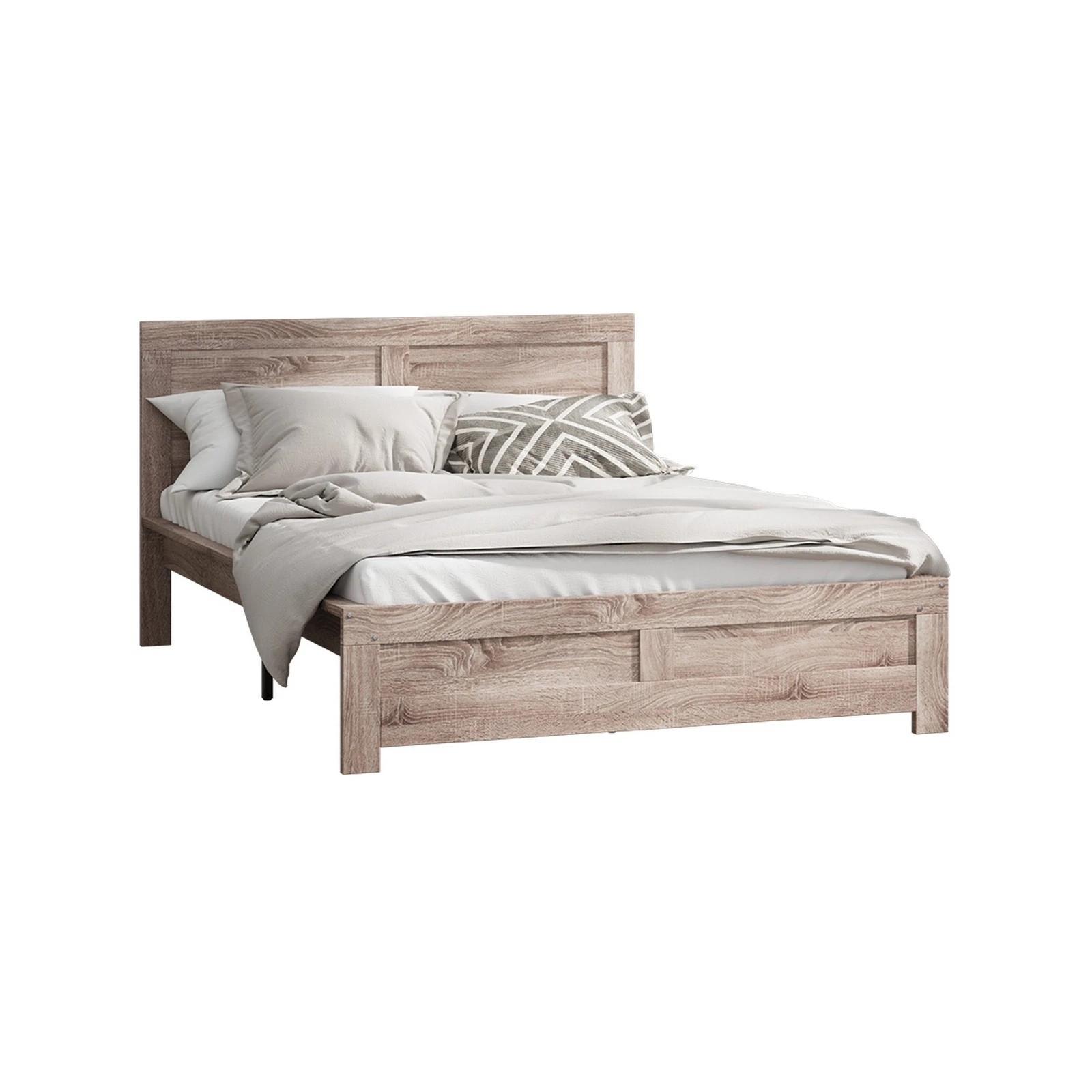 1 Oikiture Queen Bed Timber Bed Frame
 - Natural, 1 of 10