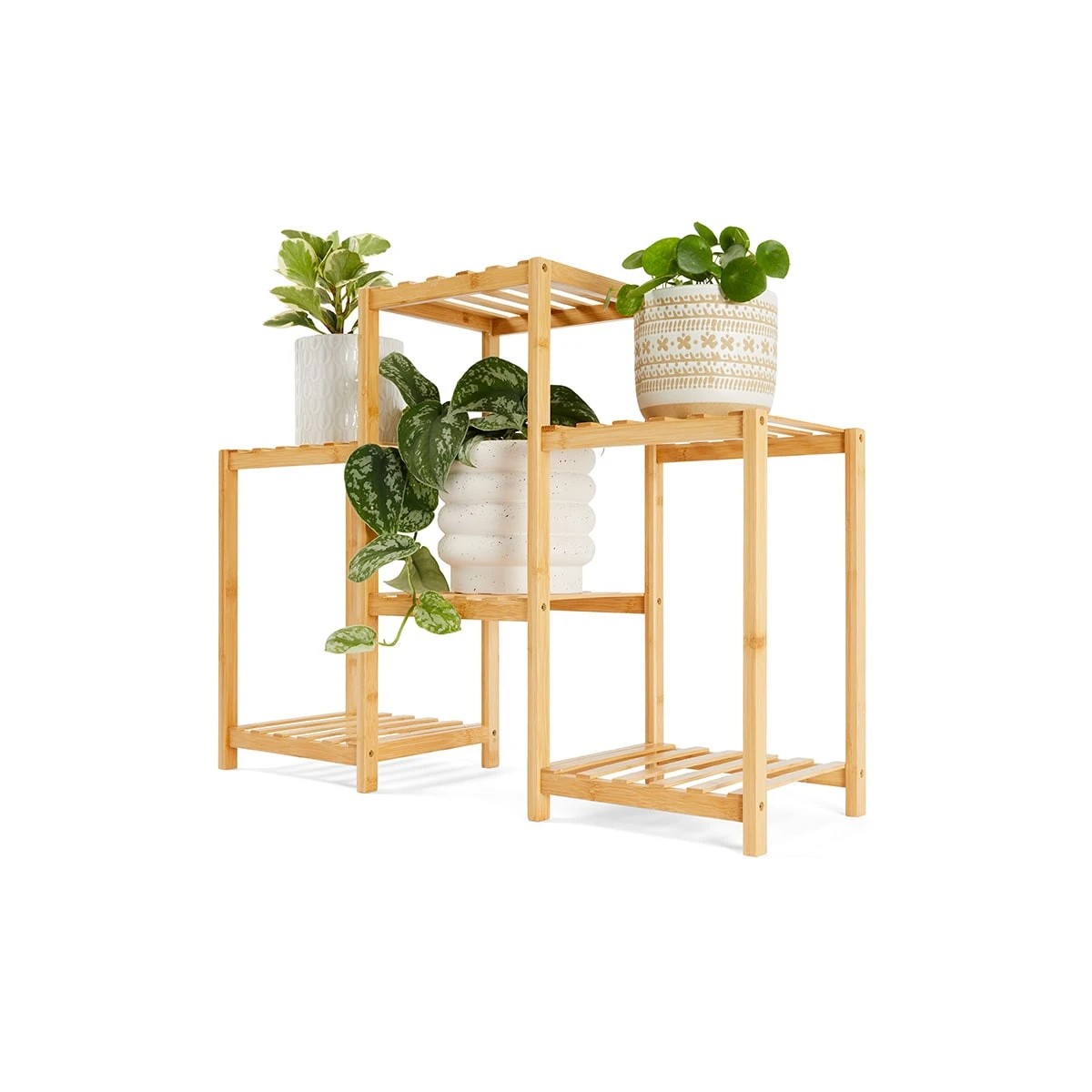 1 Bamboo Tier Plant Stand - Anko - Multi, 1 of 8