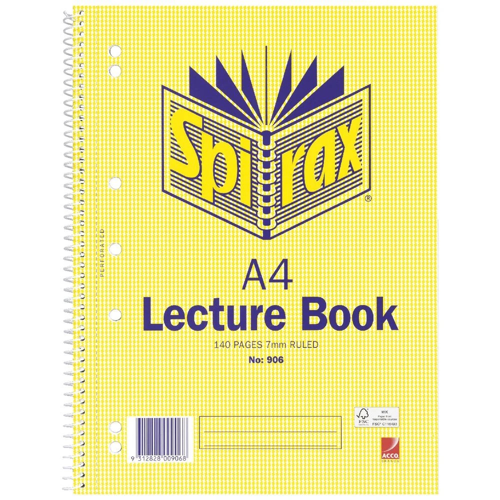 5 Spirax A4 Lecture Book No. 906 140 Page, 5 of 5