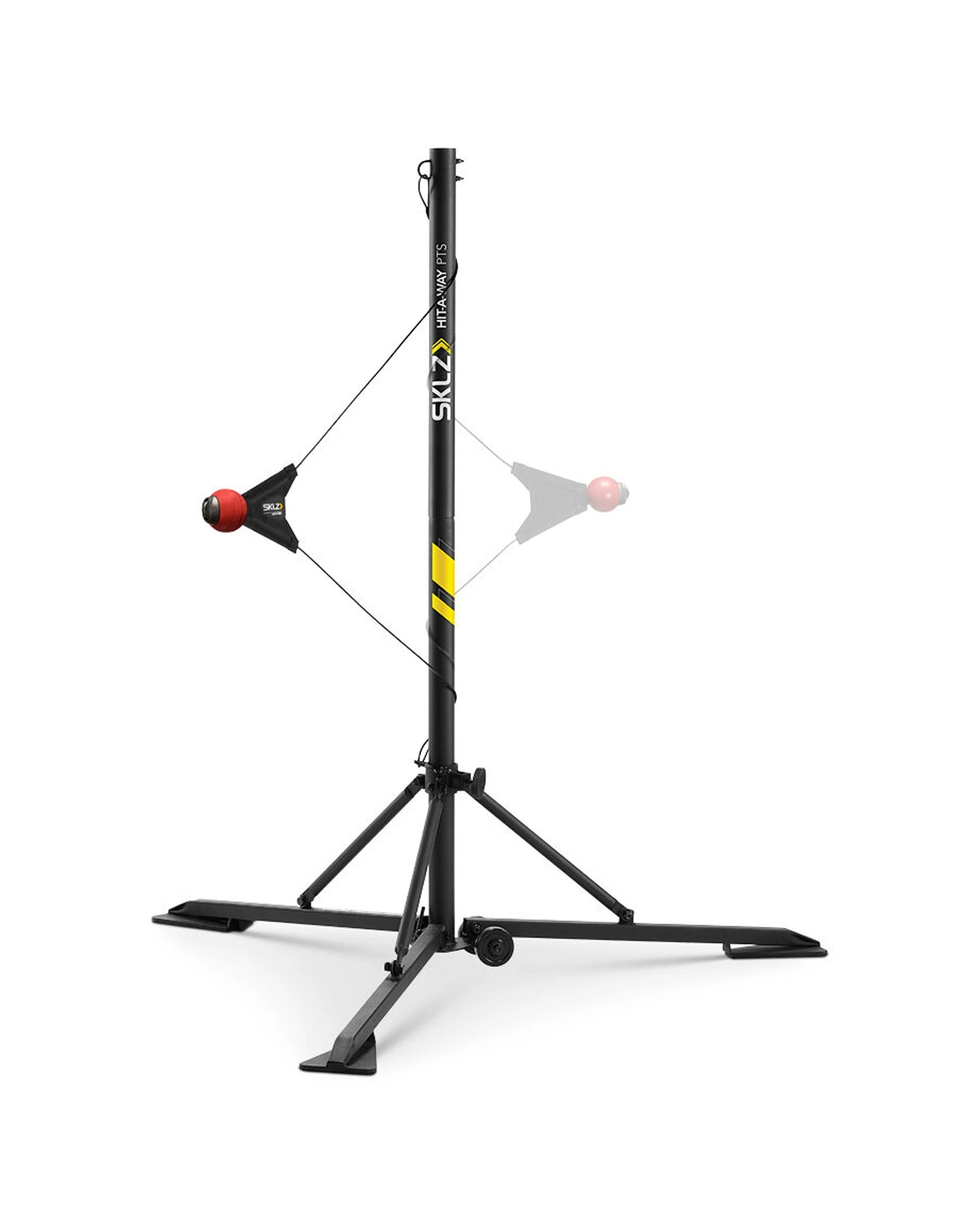 2 Sklz Bat-A-Way PTS Cricket Swing Training Aid Practice Drill Portable Heavy - Black, 2 of 8