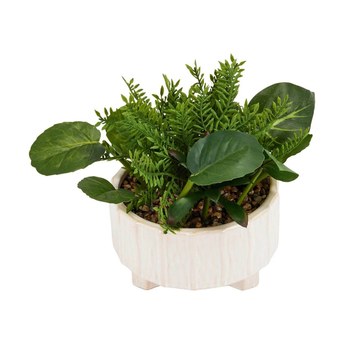 3 Artificial Mixed Foliage in Pot, 3 of 10