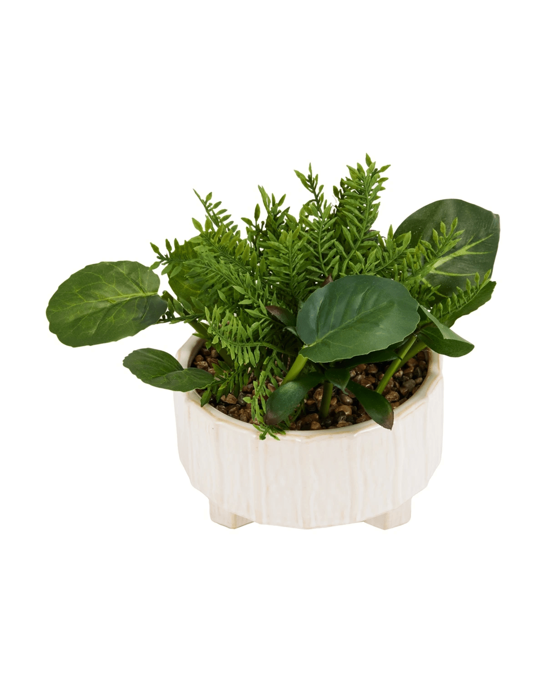 3 Artificial Mixed Foliage in Pot, 3 of 10