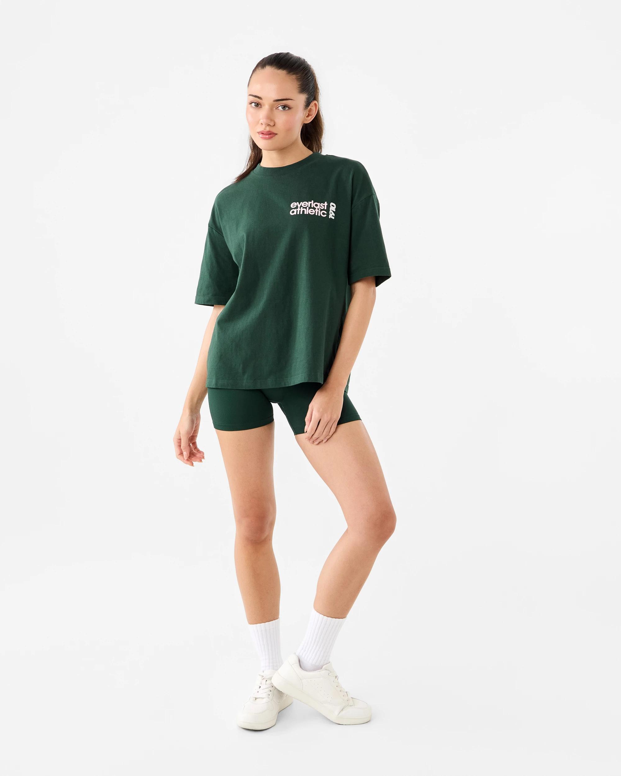2 Everlast Womens Boyfriend T-shirt Pine, 2 of 10